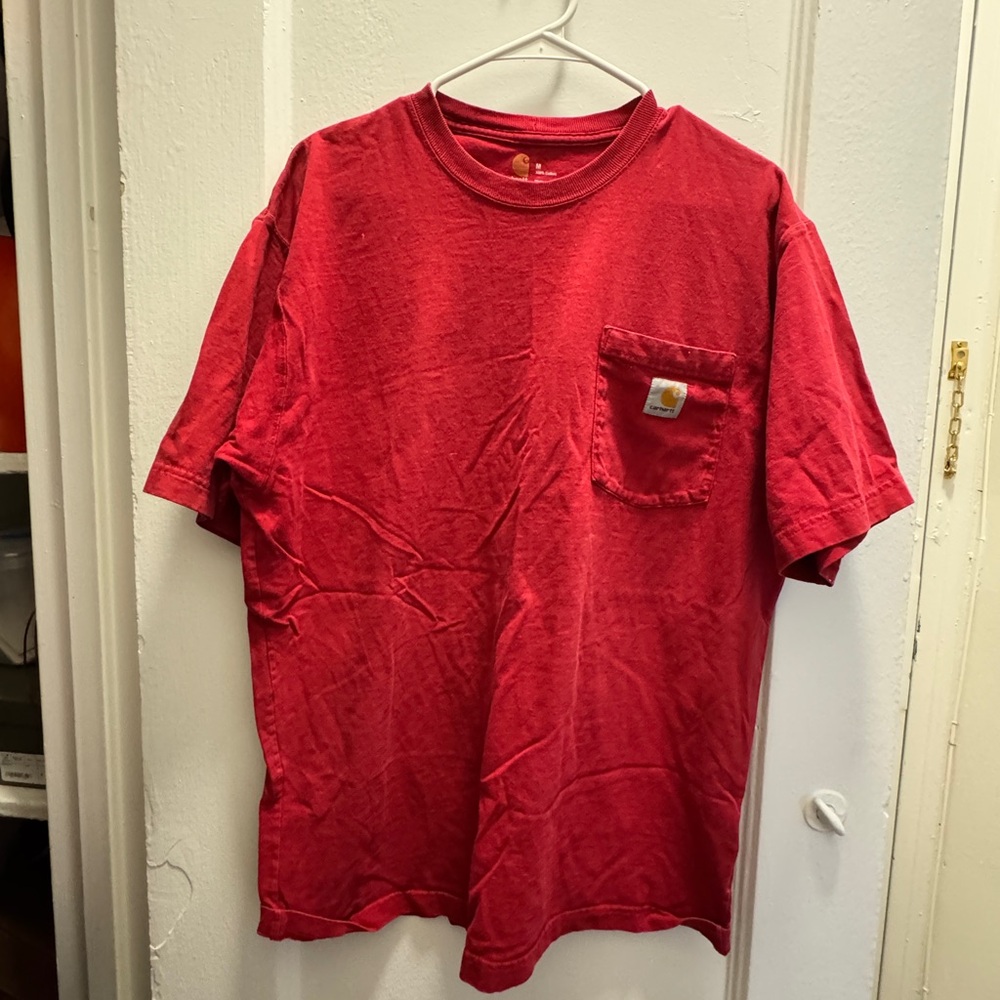 Carhartt Men's Short Sleeve Tee in Red